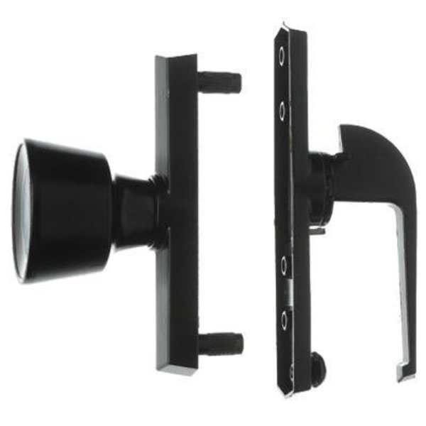 Hampton Products-Wright Univ BLK Tul Knob Latch V670BL